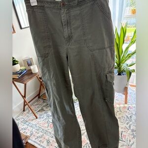 Abercrombie & Fitch Dark Green Cargo Pants